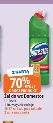 Żel do WC Domestos promocja w Leclerc