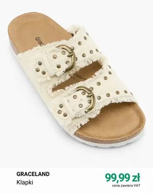 Klapki Graceland promocja w Deichmann