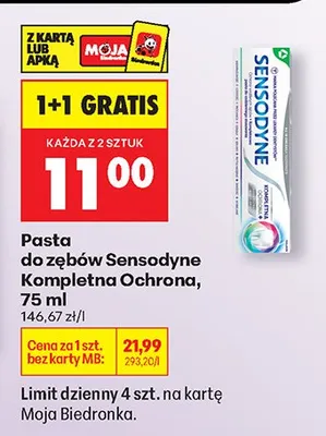Pasta do zębów Kompletna Ochrona promocja w Biedronka