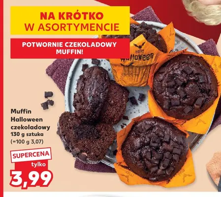 Muffin Halloween czekoladowy promocja w Kaufland