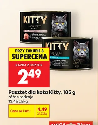 Pasztet dla kota Kitty promocja w Biedronka