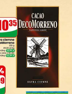 Kakao extra ciemne DecoMorreno promocja w Dino