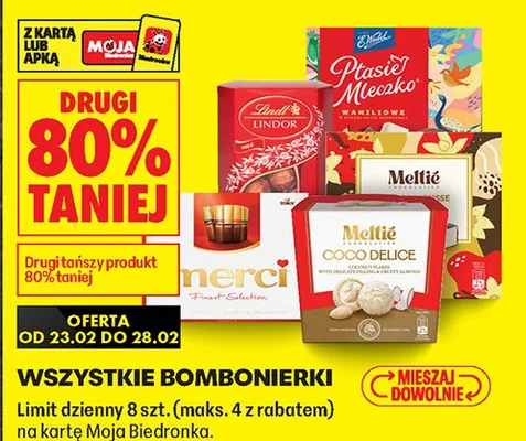 Bombonierki wszystkie rodzaje promocja w Biedronka