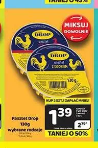 Pasztet Drop z drobiem promocja w Delfin