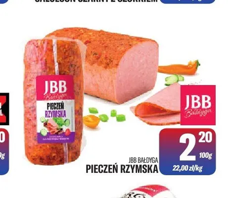Pieczeń rzymska JBB Bałdyga promocja w Tomi Markt