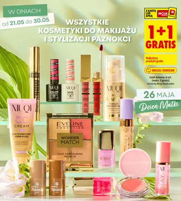 Kosmetyki do makijażu i stylizacji paznokci promocja w Biedronka