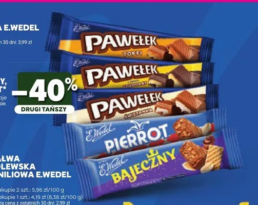Baton Bajeczny E.Wedel promocja w Stokrotka