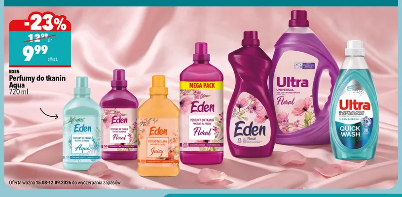 Perfumy do tkanin Eden Floral promocja w Biedronka
