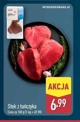 Stek z tuńczyka promocja w Aldi