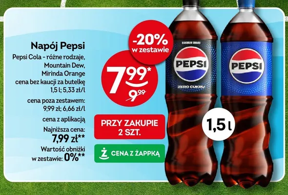 Napój Mountain Dew promocja w Żabka