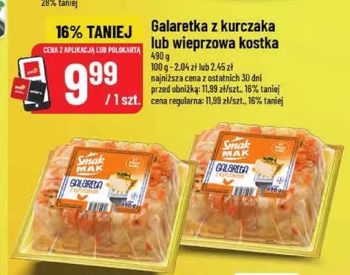 Galaretka z kurczaka Smak Mak promocja w POLOmarket