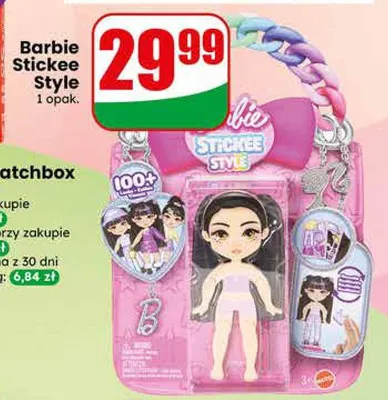 Barbie Stickee Style 1 opak. promocja w Dino