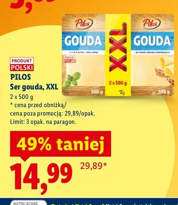 Ser gouda, XXL promocja w Lidl