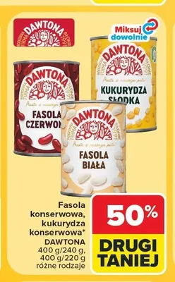 Kukurydza słodka konserwowa Dawtona promocja w Carrefour Market