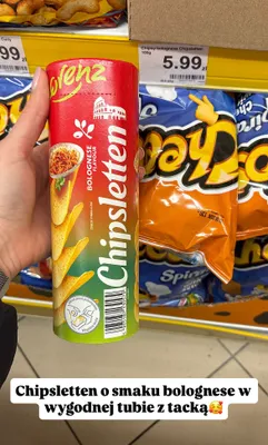 Chipsy Chipsletten bolognese promocja w Dino