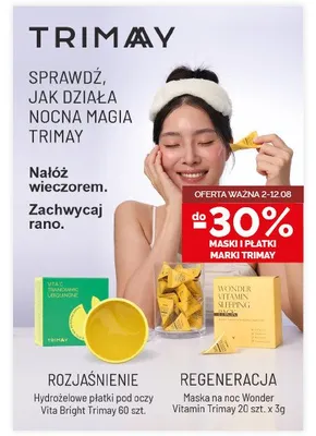 Hydrożelowe płatki pod oczy Vita Bright Trimay promocja w Ziko Dermo