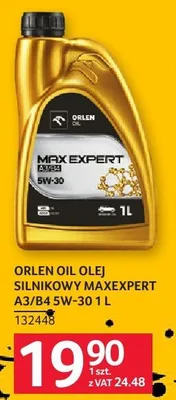 Olej silnikowy ORLEN OIL Max Expert A3/B4 5W-30 1L promocja w Selgros