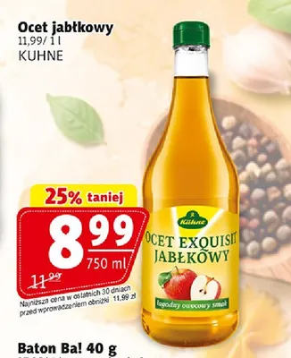 Ocet jabłkowy Kühne promocja w Prim Market