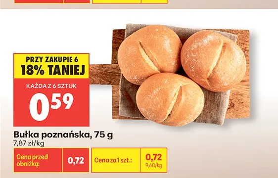 Bułka poznańska promocja w Biedronka
