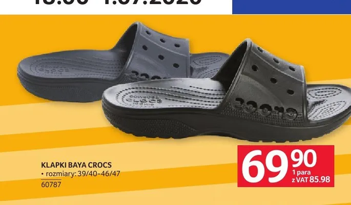 Klapki Baya Crocs promocja w Selgros