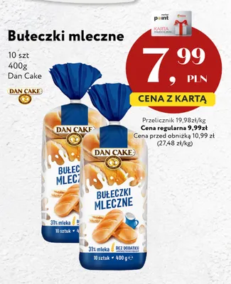 Bułeczki mleczne Dan Cake promocja w Market Point