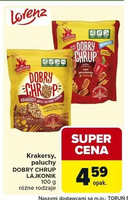 Paluchy Dobry Chrup Lajkonik promocja w Carrefour