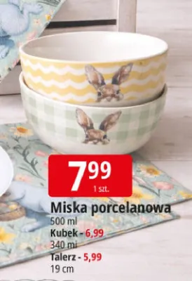 Miska porcelanowa promocja w Leclerc