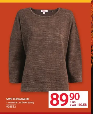 Sweter damski promocja w Selgros