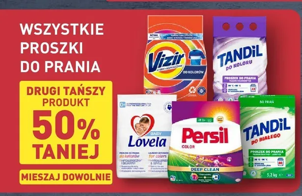 Proszek do prania Tandil Do kolorów promocja w Aldi