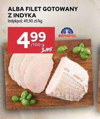 Alba filet gotowany z indyka Indykpol promocja w Stokrotka