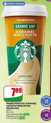Napój mleczno-kawowy Starbucks Caramel Macchiato promocja w Dino