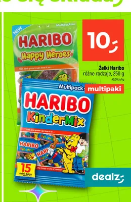 Żelki Haribo Kinder Mix promocja w Dealz