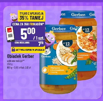 Obiadek Gerber z indykiem i warzywami promocja w POLOmarket