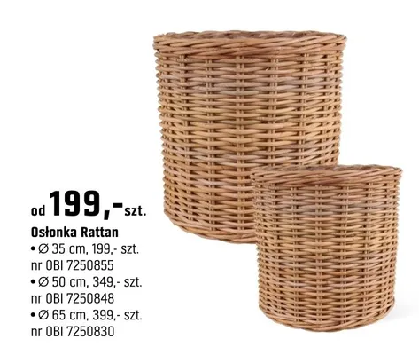 Osłonka Rattan 35cm promocja w OBI