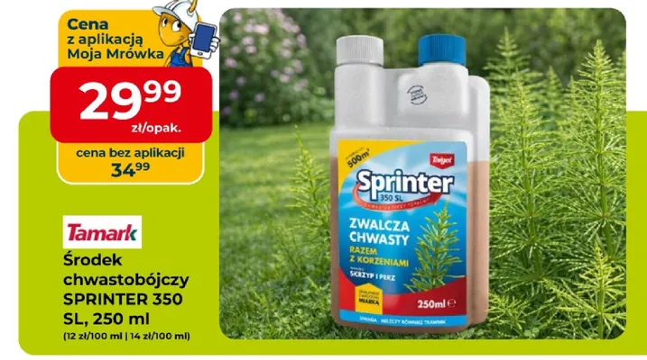 Środek chwastobójczy Sprinter 350 SL promocja w PSB Mrówka