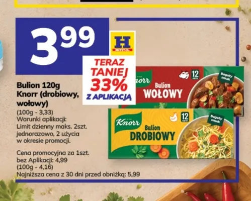 Bulion wołowy Knorr promocja w Hitpol