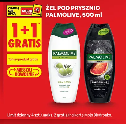 Żel pod prysznic Palmolive Naturals Olive & Milk promocja w Biedronka