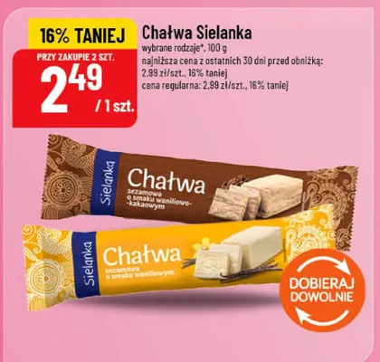 Chałwa Sielanka promocja w POLOmarket