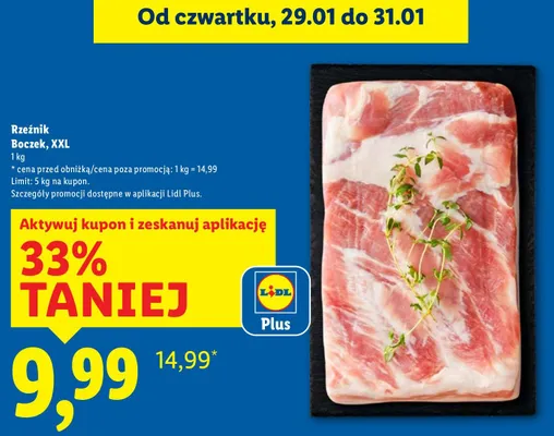 Boczek, XXL promocja w Lidl