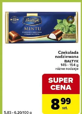 Czekolada nadziewana różne rodzaje promocja w Carrefour Express