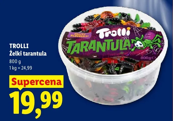 Żelki Trolli Tarantula promocja w Lidl