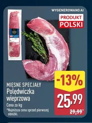 Polędwiczka wieprzowa Mięsne Specjały promocja w Aldi
