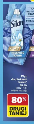 Płyn do płukania tkanin Silan promocja w Carrefour