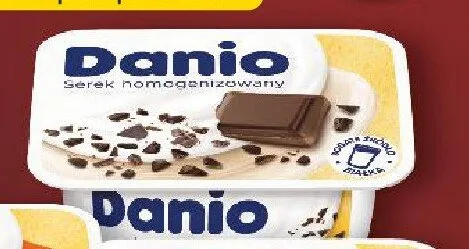 Serek homogenizowany czekoladowy Danio promocja w Kaufland