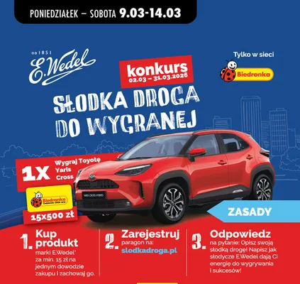 Od poniedziałku, strona 61 promocja w Biedronka