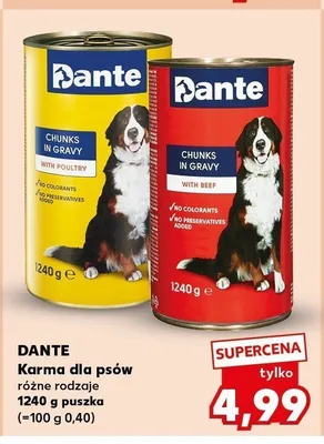 Karma dla psów Dante promocja w Kaufland