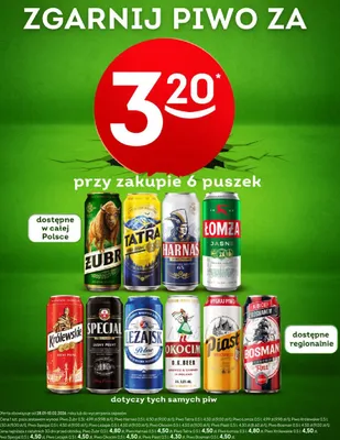 Piwo Harnaś puszka 0,5 l promocja w Żabka