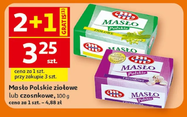 Masło Polskie Mlekovita promocja w Auchan