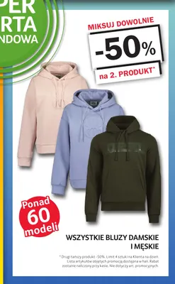 Bluzy damskie i męskie promocja w Selgros