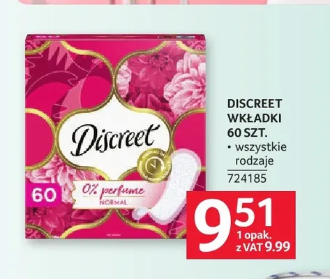 Wkładki Discreet promocja w Selgros